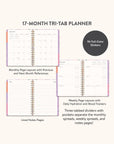 2026 Secret Garden Tri-Tab Planner