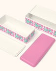 Pink Poppies Snack Size Bento Box