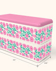 Pink Poppies Snack Size Bento Box