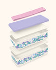 Folk Art Flowers Lavender Snack Size Bento Box