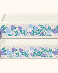 Folk Art Flowers Lavender Snack Size Bento Box