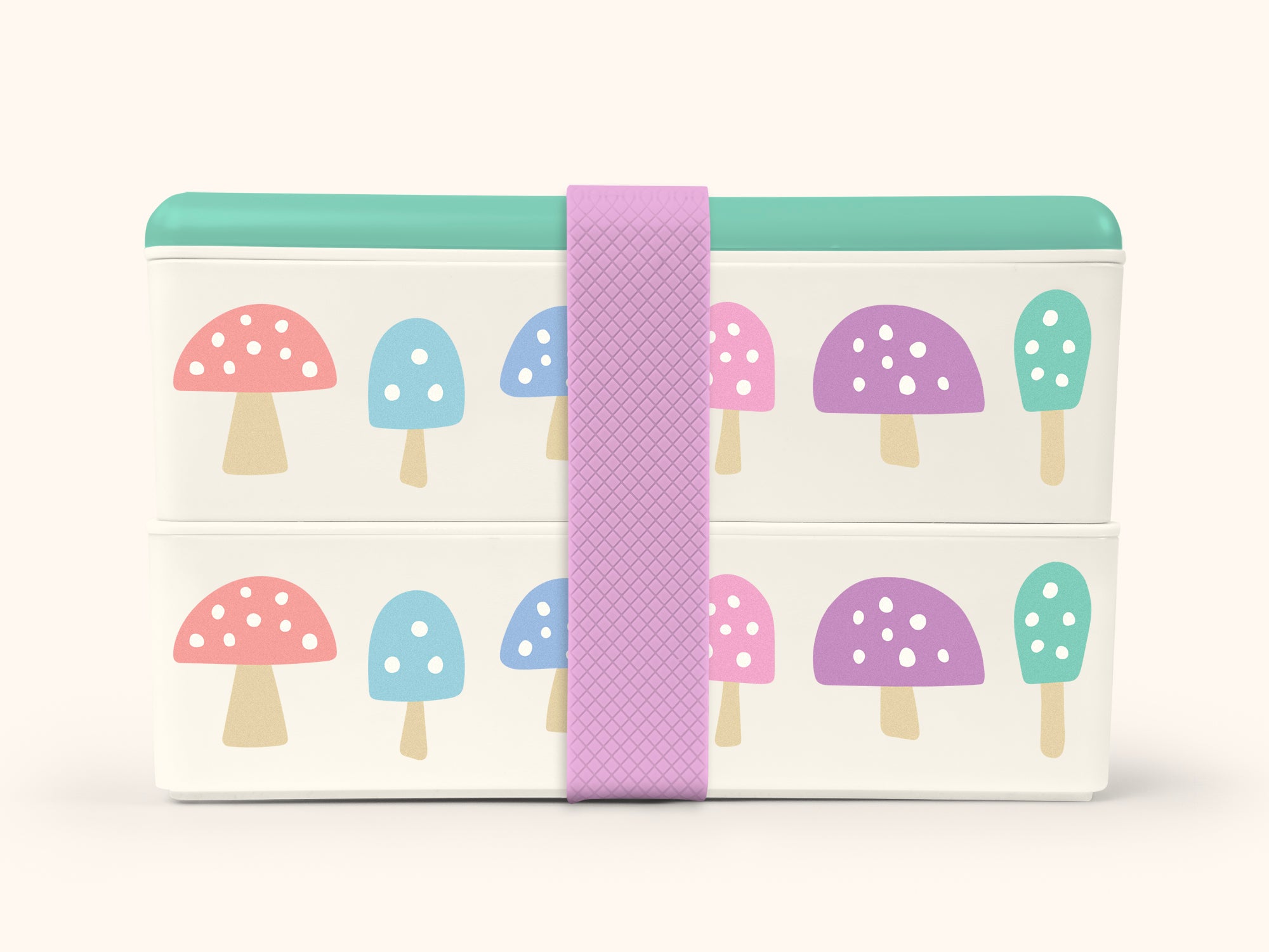 Totally Toadstool Pastel Snack Size Bento Box