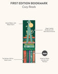 Cozy Reads First Edition Bookmark