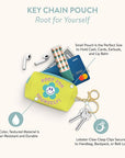 Root for Yourself Key Chain Pouch