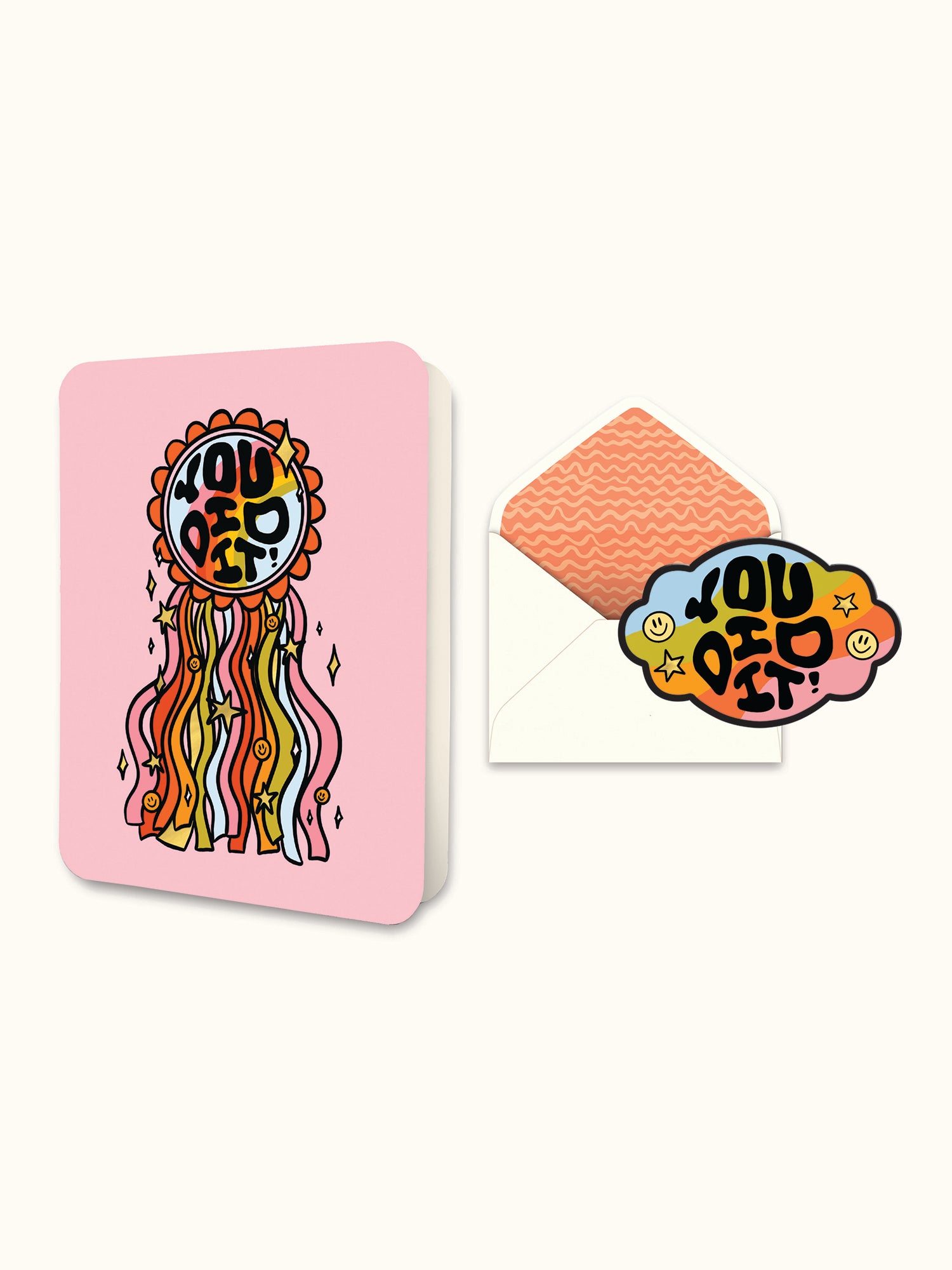 You Did It! Ribbon Deluxe Greeting Card