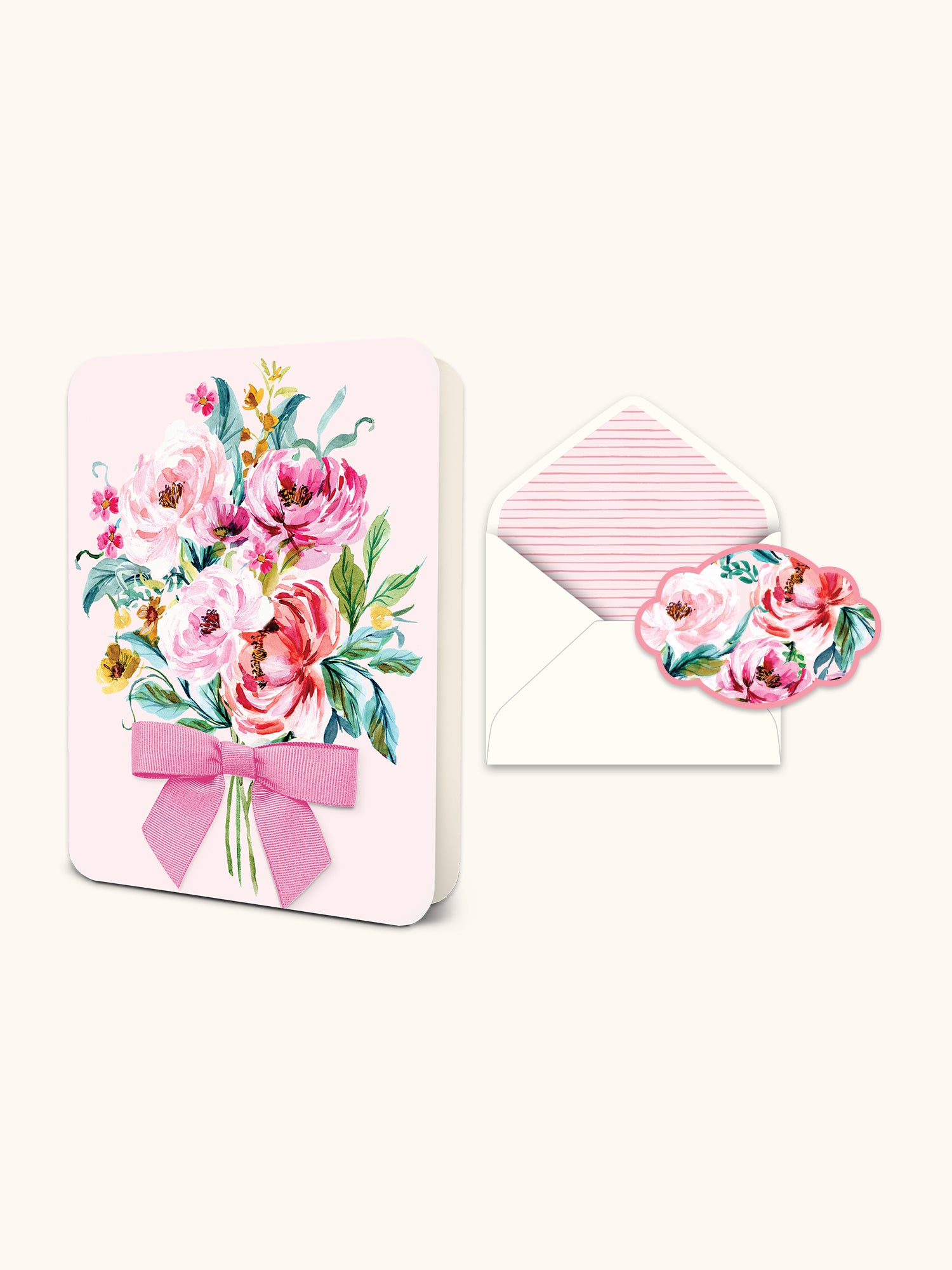 Bella Flora Deluxe Greeting Card