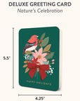Nature's Celebration Christmas Deluxe Greeting Cards