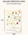 Charming Birthday Deluxe Greeting Cards