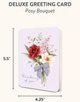 Posy Bouquet Deluxe Greeting Cards