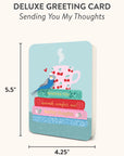 Sending You My Thoughts Deluxe Greeting Cards