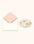 Fluttering Blooms of Gratitude Deluxe Greeting Cards