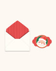 Jolly Saint Nick Deluxe Greeting Card