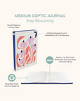 Keep Blossoming Medium Coptic-Bound Journal