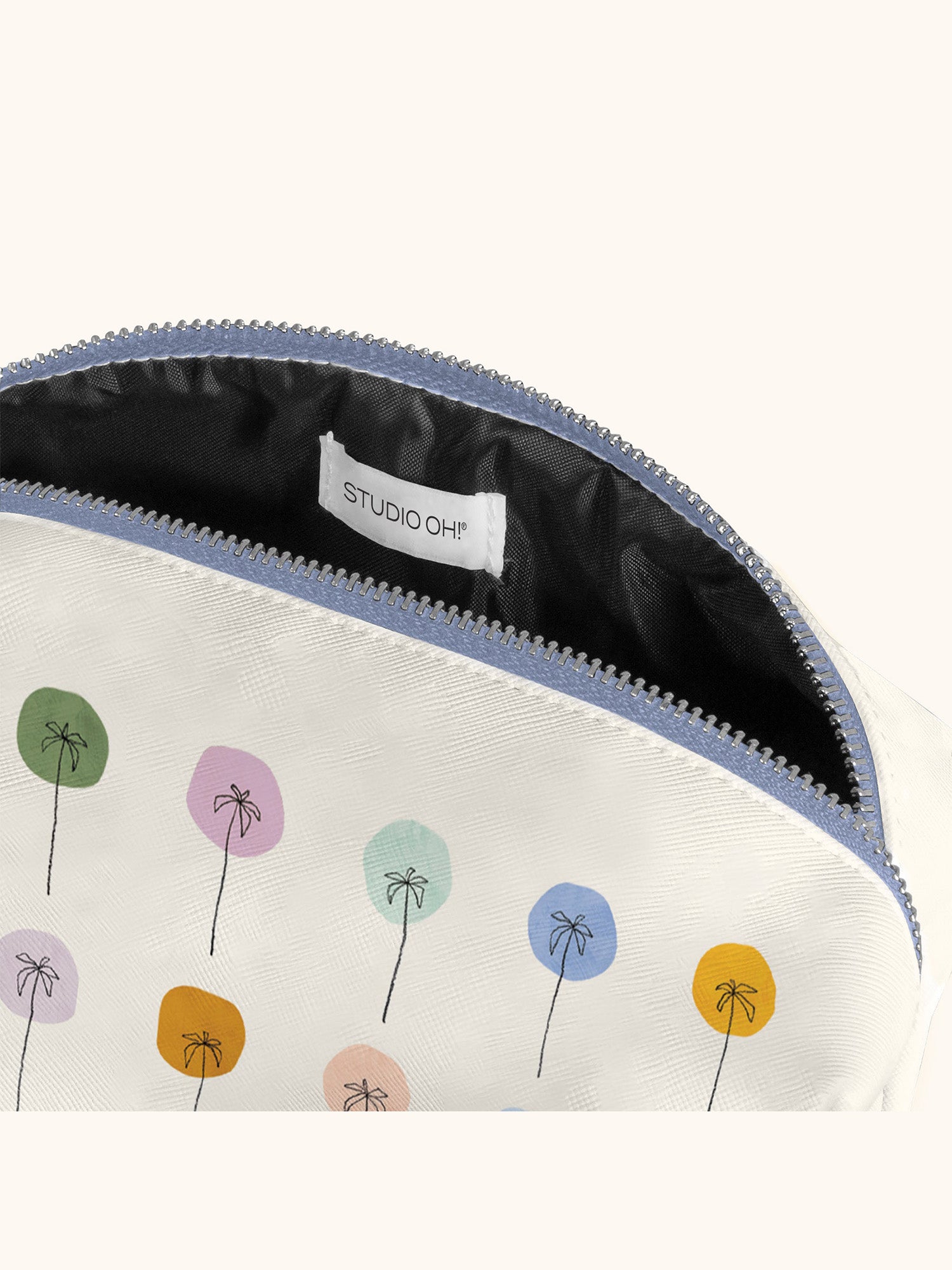 Dotted Palms Loaf Cosmetic Bag
