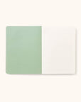 Peach & Green Grid Casey Notebook with Phone Loop