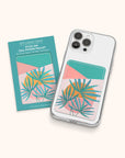 Island Sunset Stick-On Cell Phone Wallet