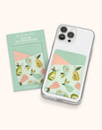 Au Pears Stick-On Cell Phone Wallet