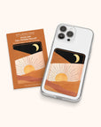 Sunrise Moon Stick-On Cell Phone Wallet
