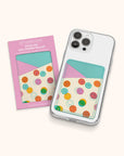 Smiley Trails Stick-On Cell Phone Wallet