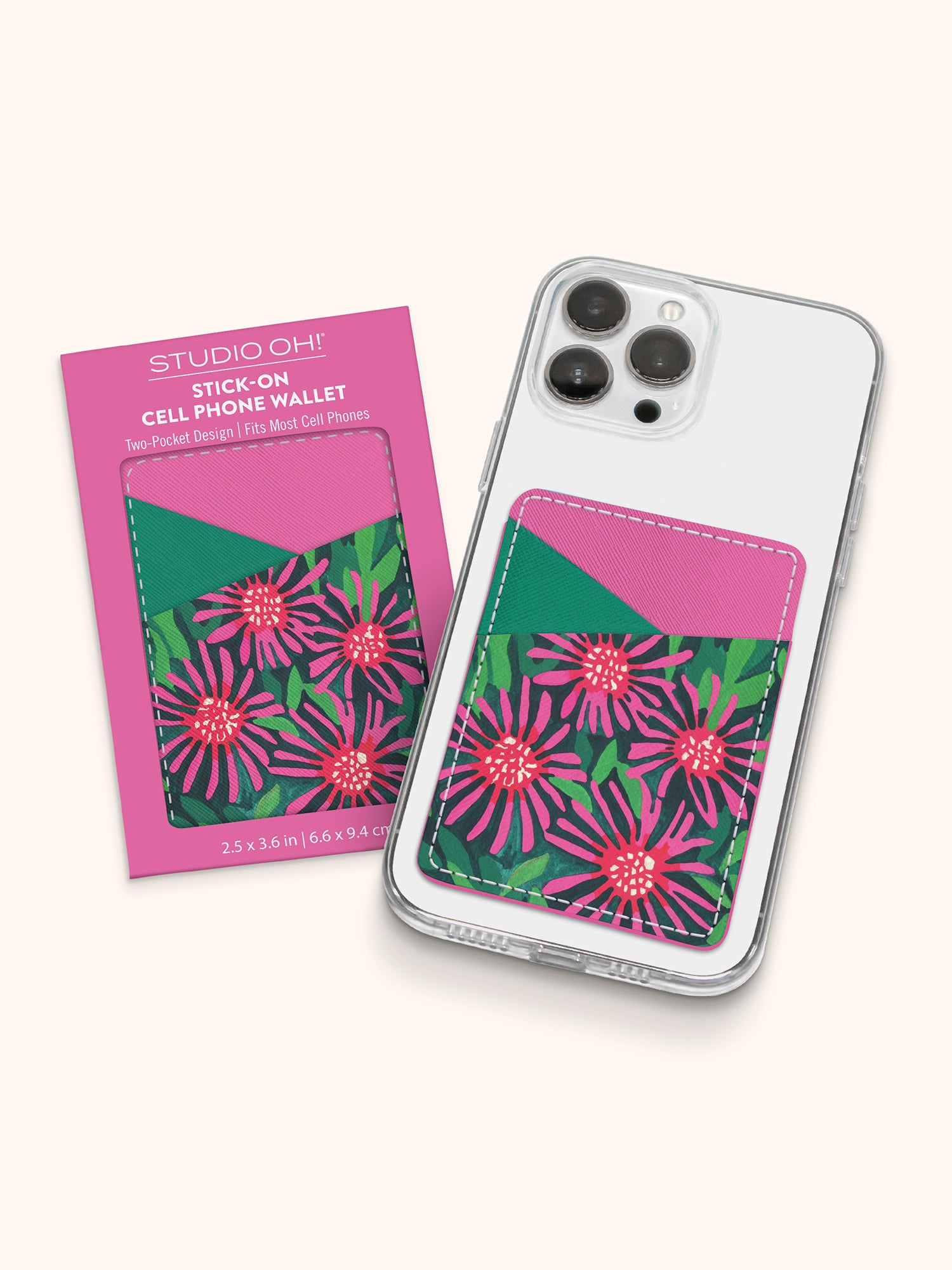 Poppin' with Ice Stick-On Cell Phone Wallet – Studio Oh!