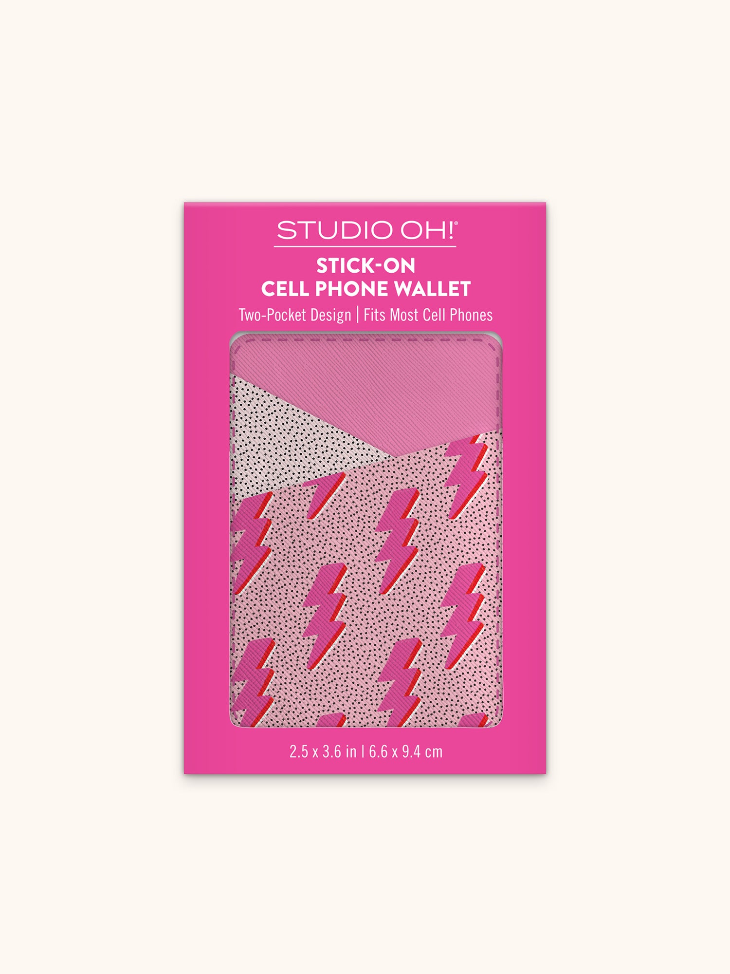 Charged Up Stick-On Cell Phone Wallet – Studio Oh!