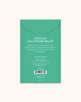 Bonjour Stick-On Cell Phone Wallet