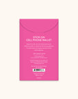 Rues De Paris Stick-On Cell Phone Wallet