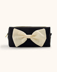 Palazzo Black Louise Bow Cosmetic Bag