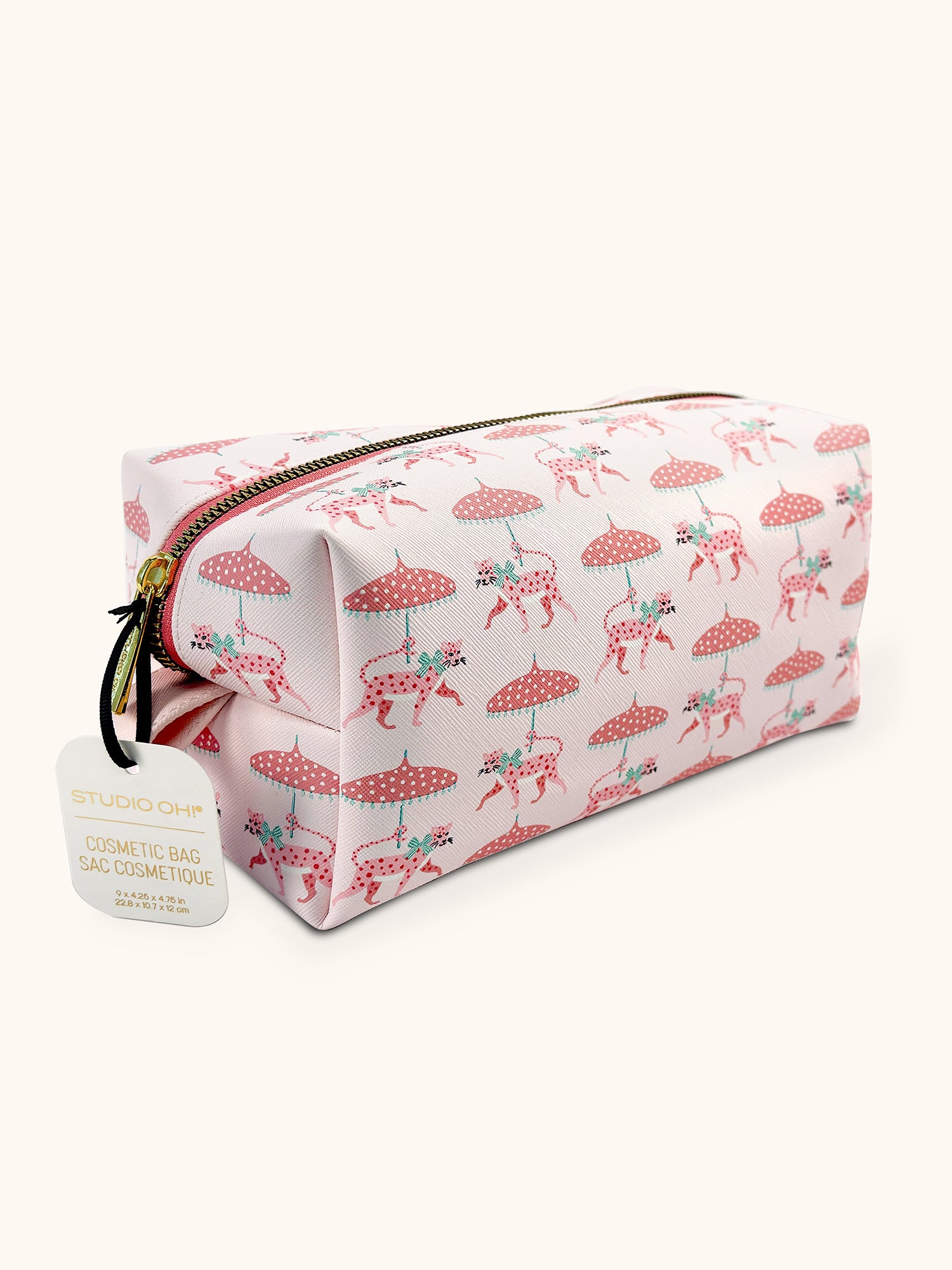 Leopard on Parade Cosmetic Loaf Pouch