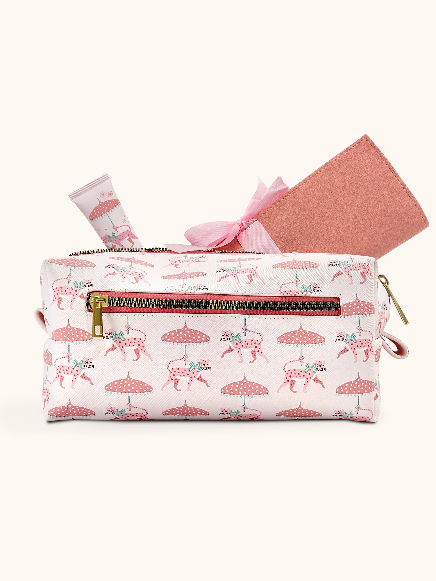 Leopard on Parade Cosmetic Loaf Pouch