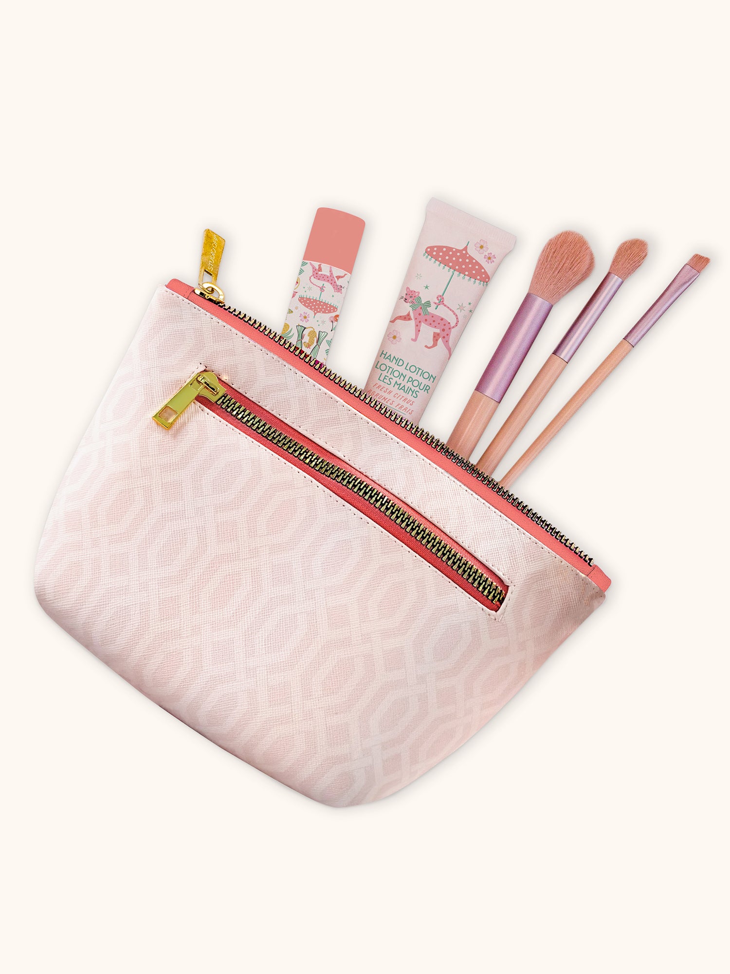 Leopard on Parade Clutch Cosmetic Bag