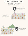 Cool & Creamy Cosmetic Loaf Pouch