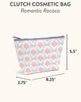 Romantic Rococo Clutch Cosmetic Pouch
