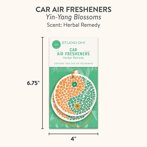 Yin-Yang Blossoms Car Air Freshener