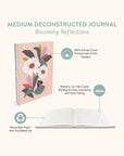 Blooming Reflections Medium Deconstructed Journal