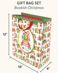 Bookish Christmas Large Gift Bag Set