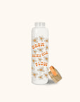 Grow with the Flow Glass Water Bottle with Bamboo Lid