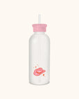 Howdy Partner Glass Water Bottle with Straw