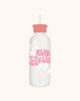 Ready for the Weekend Glass Water Bottle with Straw