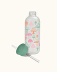 Wild Realm Glass Water Bottle with Straw