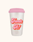 Funk It! Glass Coffee Tumbler