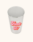 Funk It! Glass Coffee Tumbler