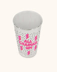 All Charged Up Glass Coffee Tumbler