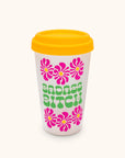 Badass Bitch Glass Coffee Tumbler
