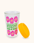 Badass Bitch Glass Coffee Tumbler