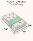 Cool & Creamy Guest Towel Set