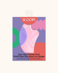 SCOOPS Beauty Gua Sha Facial Tool, Purple Doodles