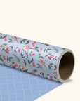 Birds in the Cherry Tree Reversible Gift Wrap