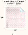 Romantic Rococo Reversible Gift Wrap