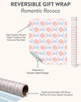 Romantic Rococo Reversible Gift Wrap